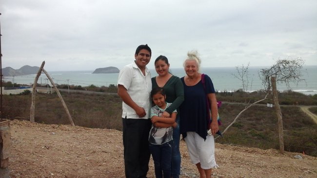 With Juan Carlos' family